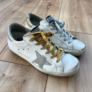 Golden Goose Mix Match Sneakers w/ Original Box & Shoe Bag